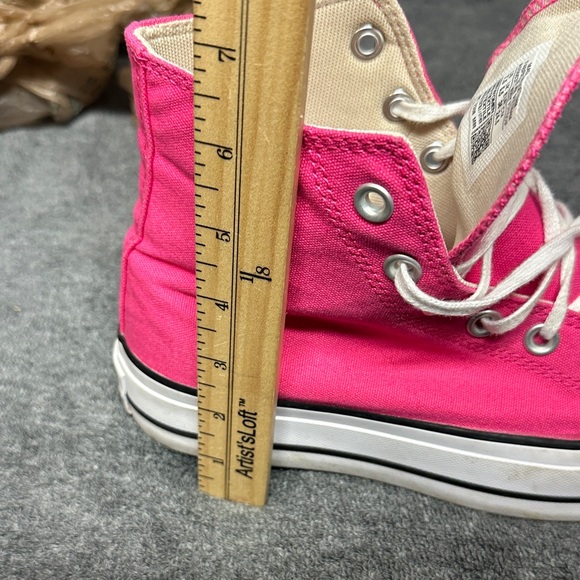 Converse Women's Fuchsia High-Top Sneakers - Picture 7 of 11